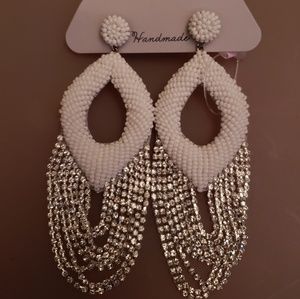 Handmade earrings by Deepa Gurnani